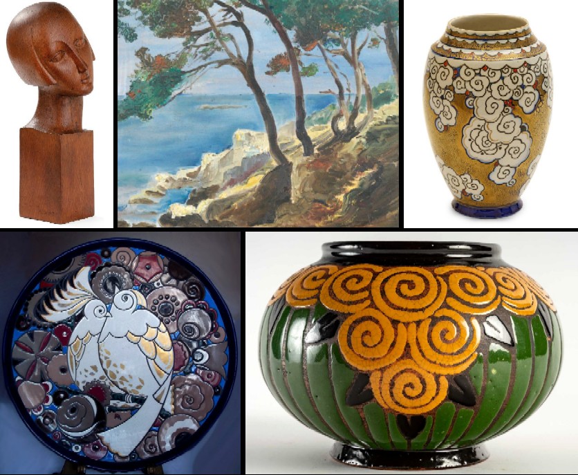 Art and Ceramics by Adnets